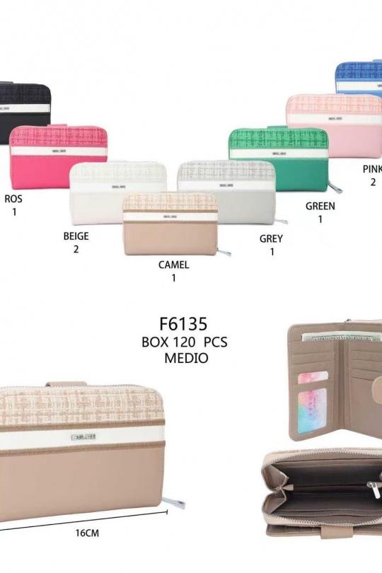 Petite maroquinerie Maroquinerie Couleurs mélangées EMMA DORE F6135 Efashion Paris