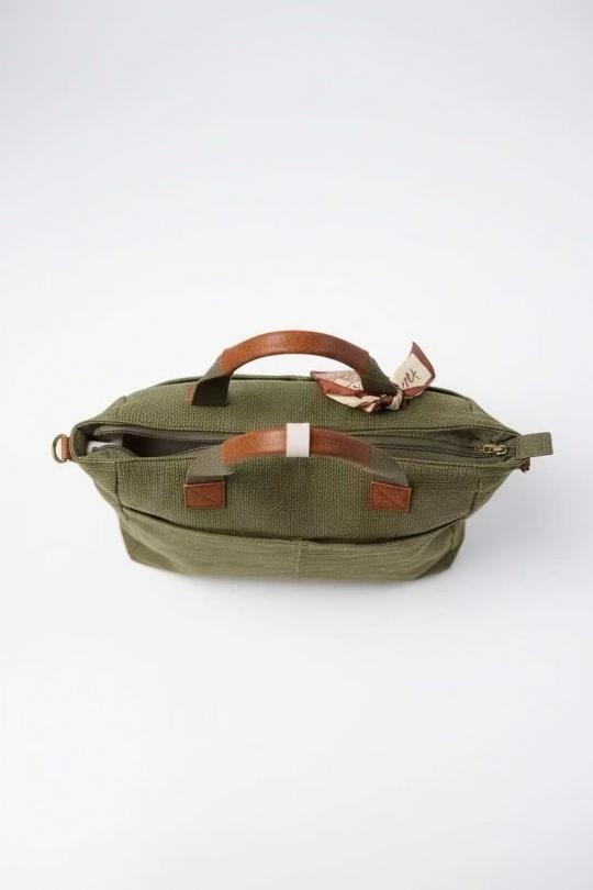 Sacs à main Maroquinerie Kaki EMMA DORE MA344 Efashion Paris