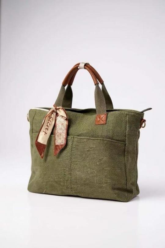 Sacs à main Maroquinerie Kaki EMMA DORE MA344 Efashion Paris