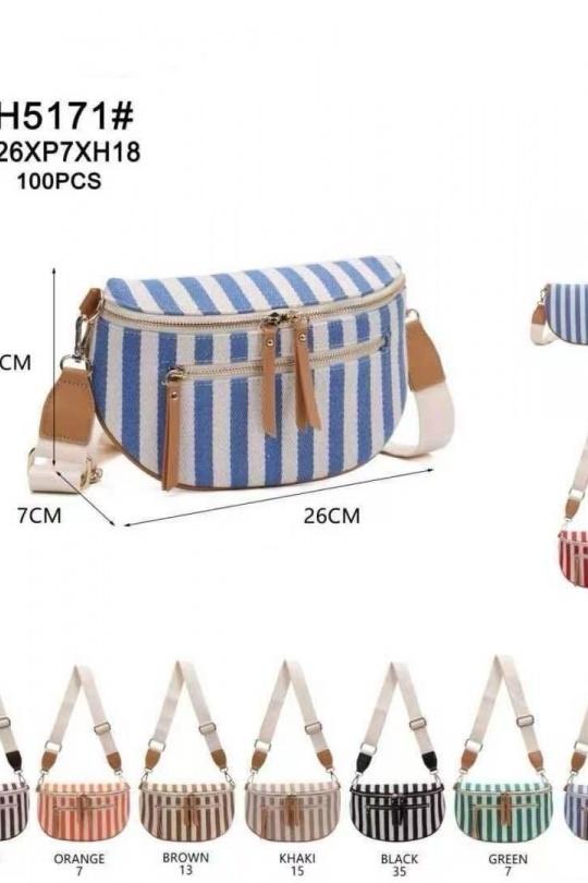 Sacs bananes Maroquinerie Couleurs mélangées EMMA DORE H5171 Efashion Paris