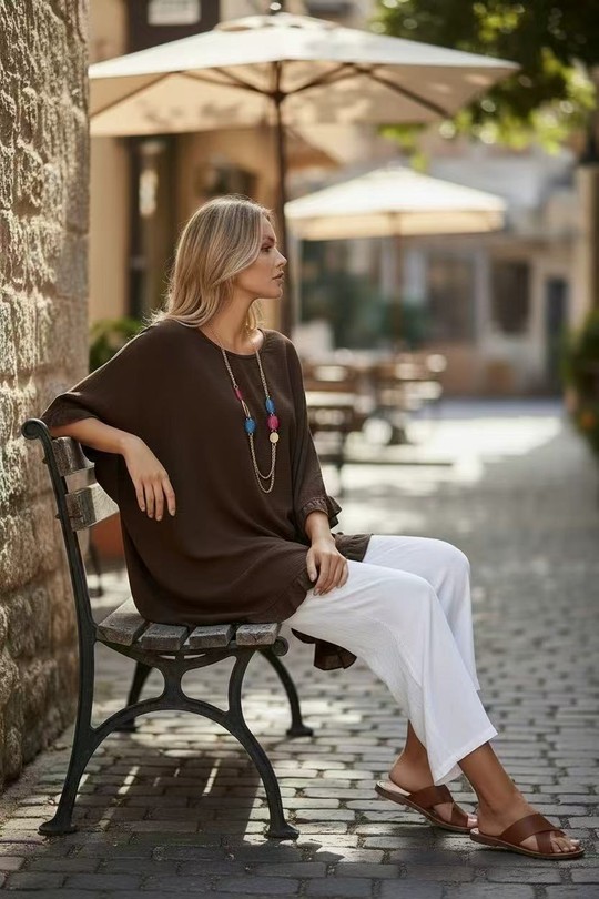 Tuniques Femme Mauve EMMA DORE WL886-2 Efashion Paris