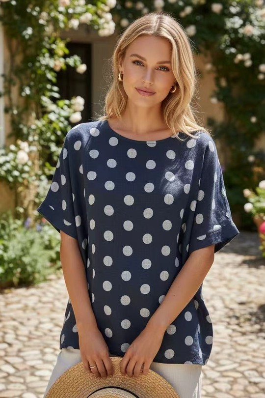 Blouses Femme Marine EMMA DORE 5859 Efashion Paris