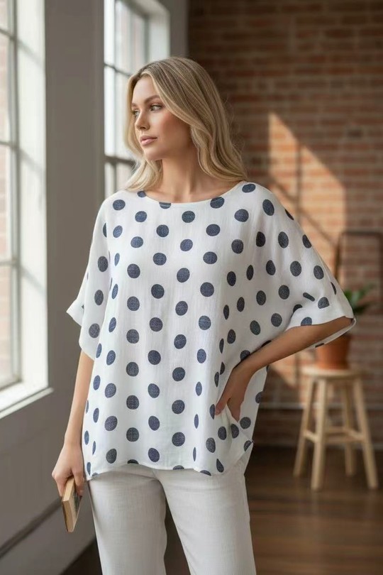 Blouses Femme Marine EMMA DORE 5859 Efashion Paris