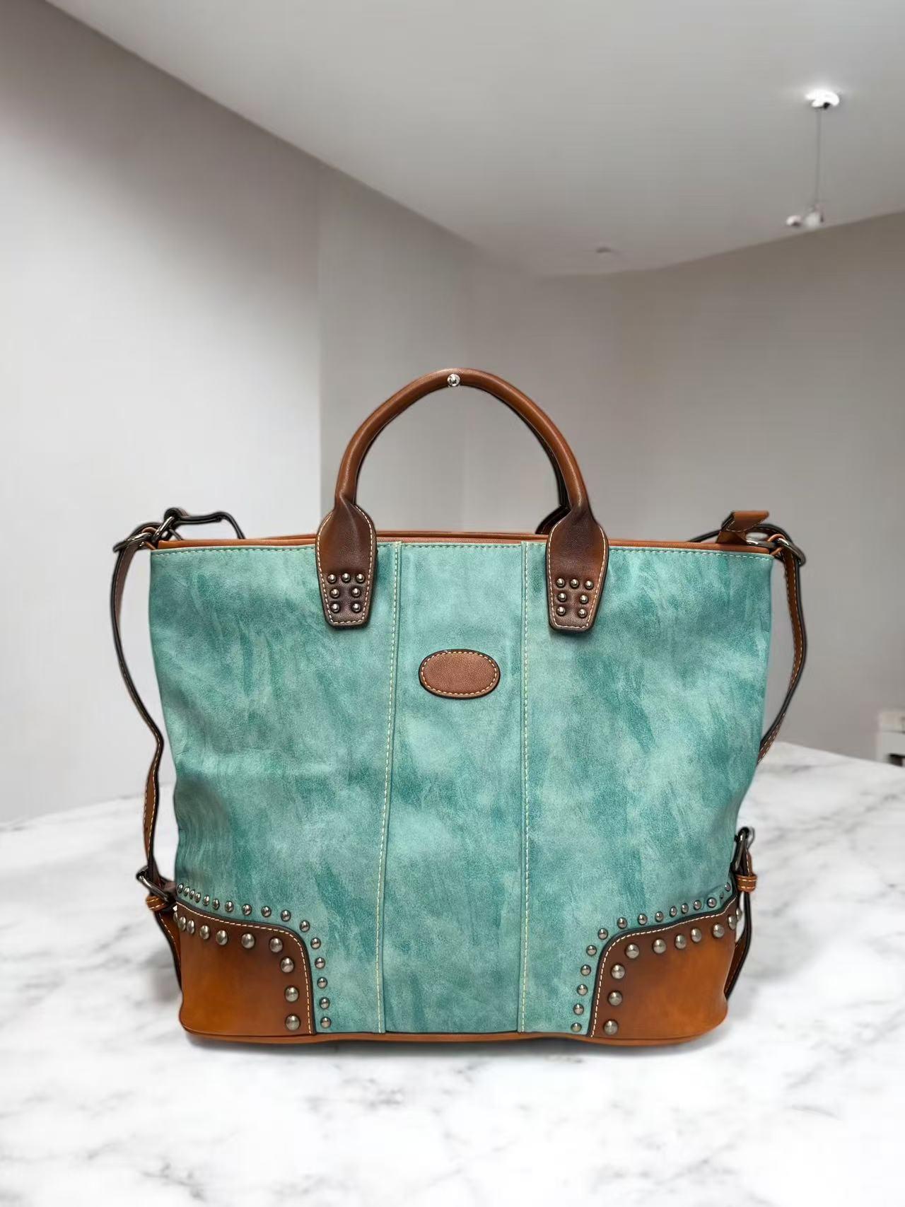 Borse a mano Borse Green EMMA DORE HM-99518 #c Efashion Paris