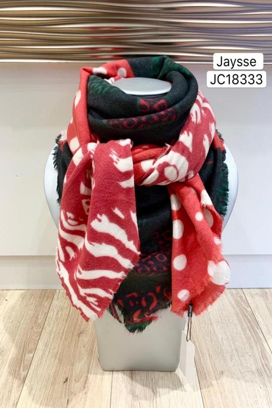 Écharpes Accessoires Rouge Regina Schrecker 18333 Efashion Paris