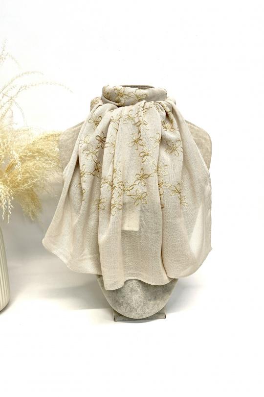 Fulares Complementos Beige TOP DESIGN 25329 Efashion Paris