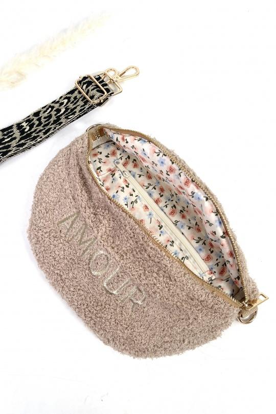 Sacs bananes Maroquinerie Taupe TOP DESIGN SC2549 Efashion Paris