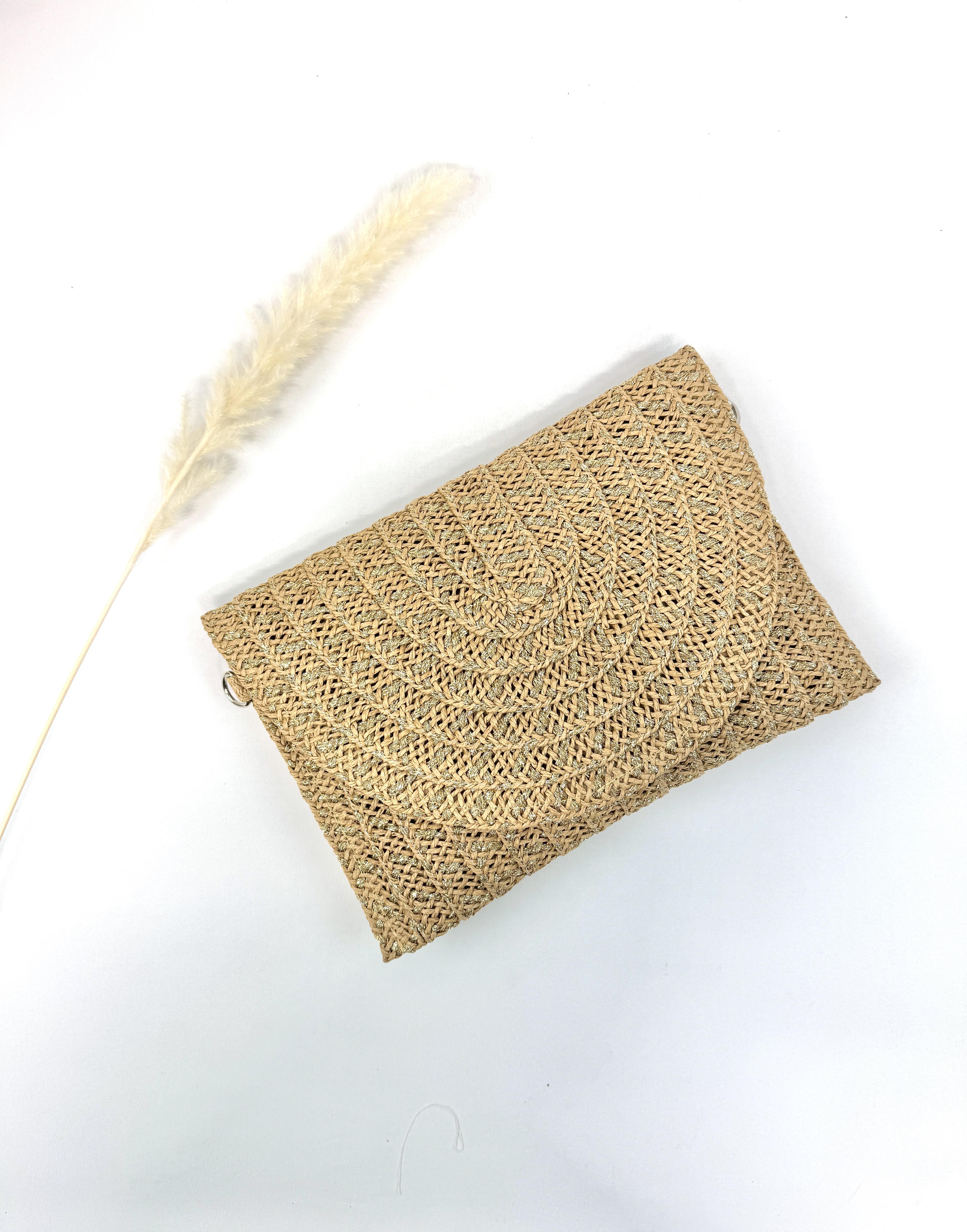 Pochettes Maroquinerie Taupe TOP DESIGN SAC PAPIER TENDANCE SC2607 #c Efashion Paris