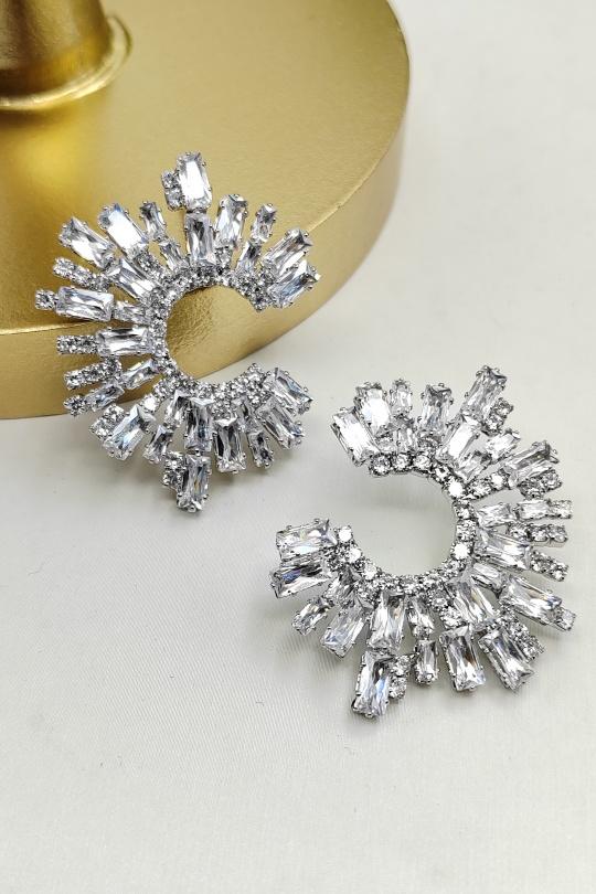 Earings Accessories Silver Joli .B BO-506-498 Efashion Paris