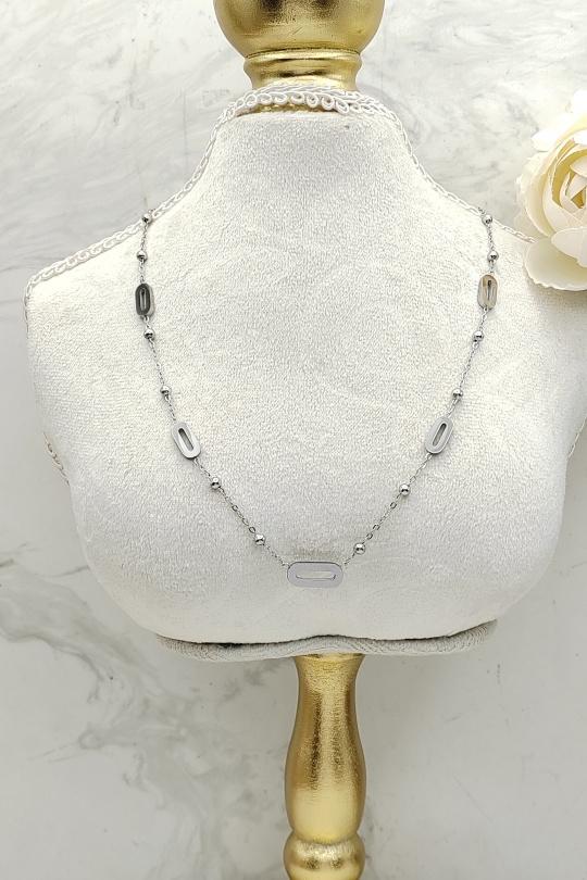 Necklaces Accessories Silver Joli .B CO-103-AA3592-A Efashion Paris