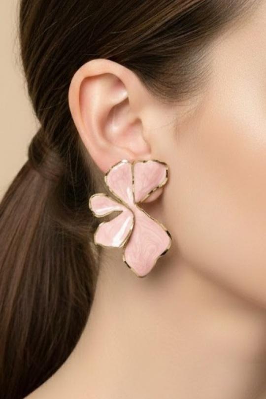 Boucles d'oreilles Accessoires Beige Joli .B BO-183-200 Efashion Paris