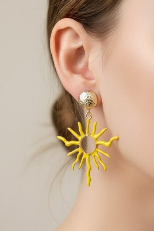 Boucles d'oreilles Accessoires Blanc Joli .B BO-183-186 Efashion Paris