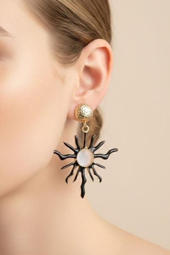 Boucles d'oreilles Accessoires Blanc Joli .B BO-183-186 Efashion Paris