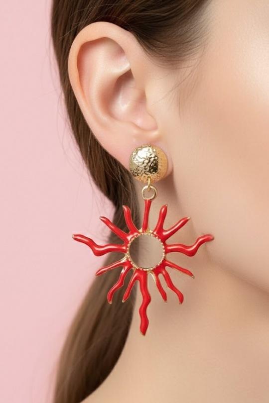 Boucles d'oreilles Accessoires Blanc Joli .B BO-183-186 Efashion Paris