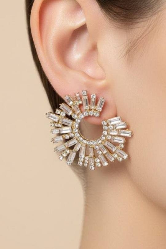 Earings Accessories Gold Joli .B BO-183-159-37-23477 Efashion Paris