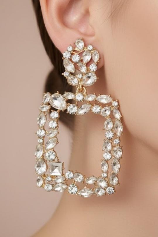 Boucles d'oreilles Accessoires Champagne Joli .B BO-183-70 Efashion Paris