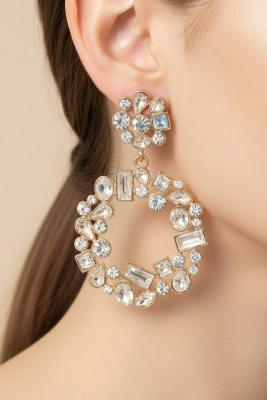 Boucles d'oreilles Accessoires Argent Joli .B BO-183-100 Efashion Paris