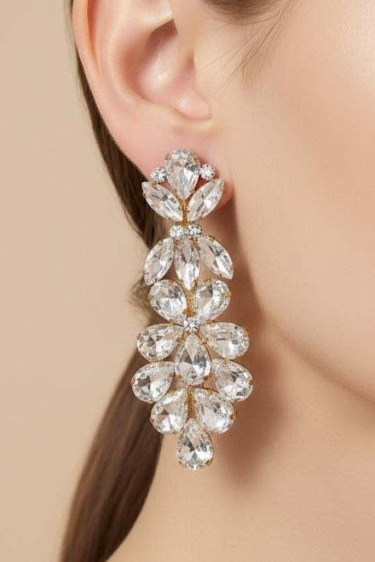 Boucles d'oreilles Accessoires Rouge Joli .B BO-321-B3195 Efashion Paris