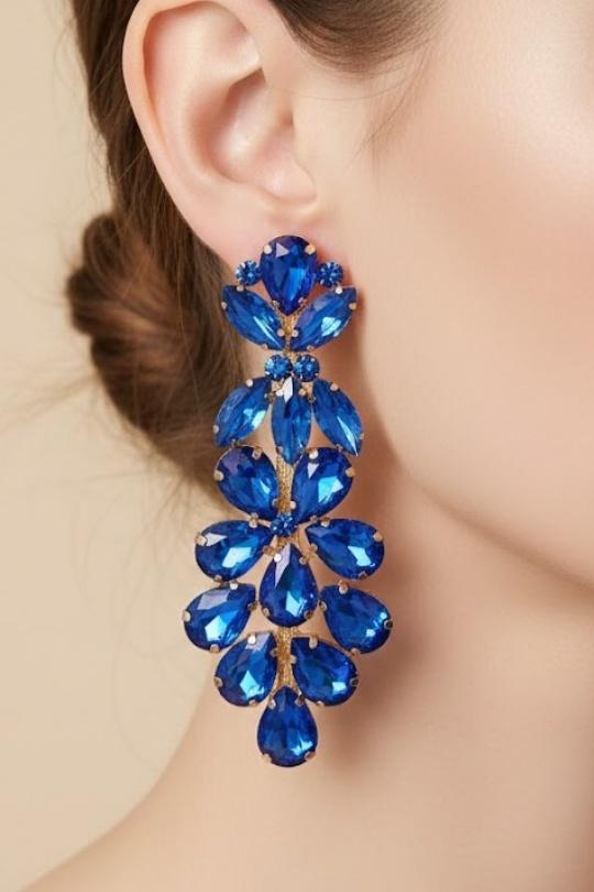 Boucles d'oreilles Accessoires Rouge Joli .B BO-321-B3195 Efashion Paris