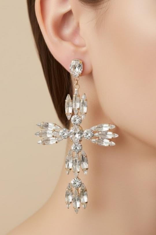 Boucles d'oreilles Accessoires Vert Joli .B BO-159-20805 Efashion Paris