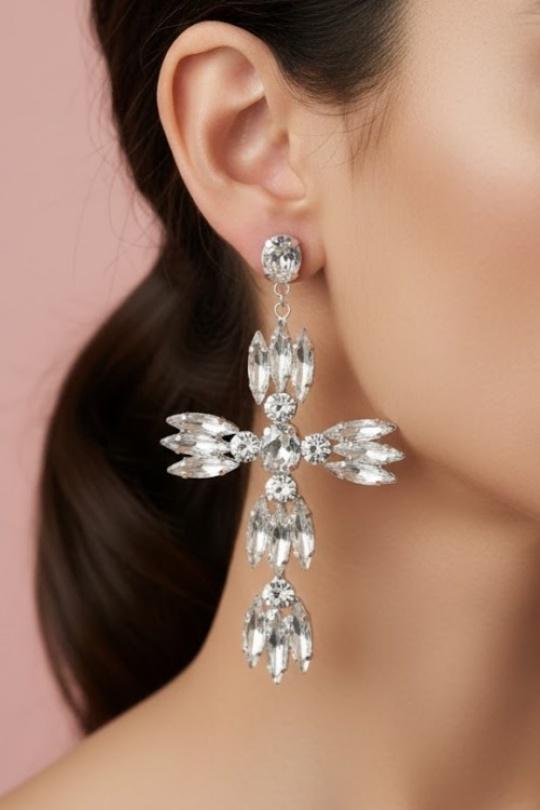 Boucles d'oreilles Accessoires Vert Joli .B BO-159-20805 Efashion Paris