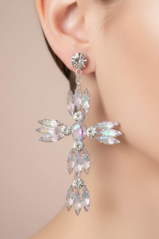 Boucles d'oreilles Accessoires Vert Joli .B BO-159-20805 Efashion Paris