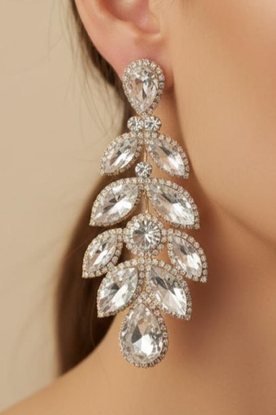 Boucles d'oreilles Accessoires Champagne Joli .B BO-321-B3097 Efashion Paris