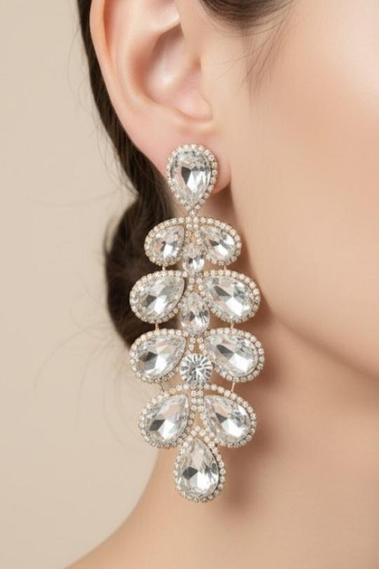 Boucles d'oreilles Accessoires Champagne Joli .B BO-321-B3099 Efashion Paris