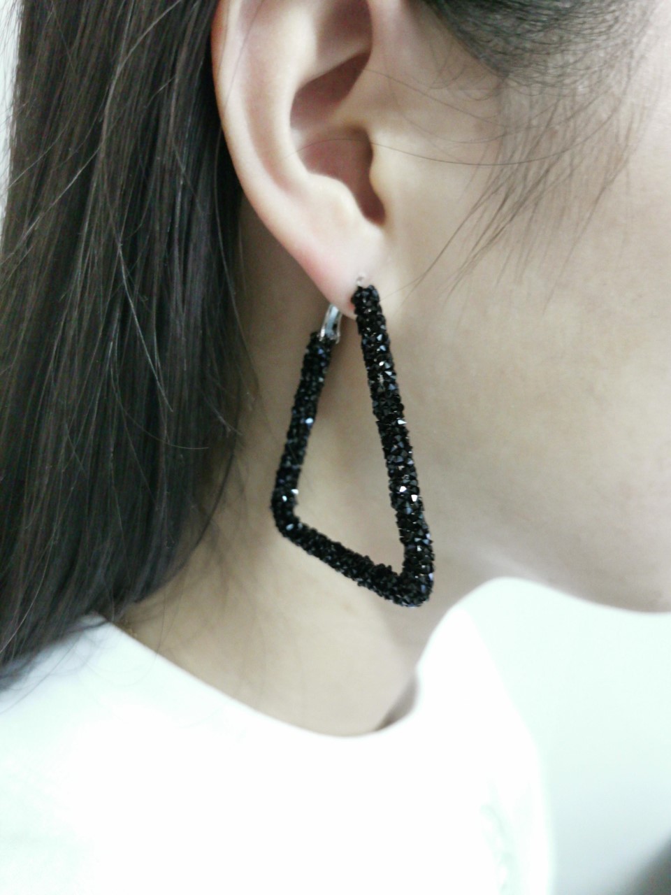 Earrings Accessories Black Joli .B EAG-JY-88 #c Efashion Paris
