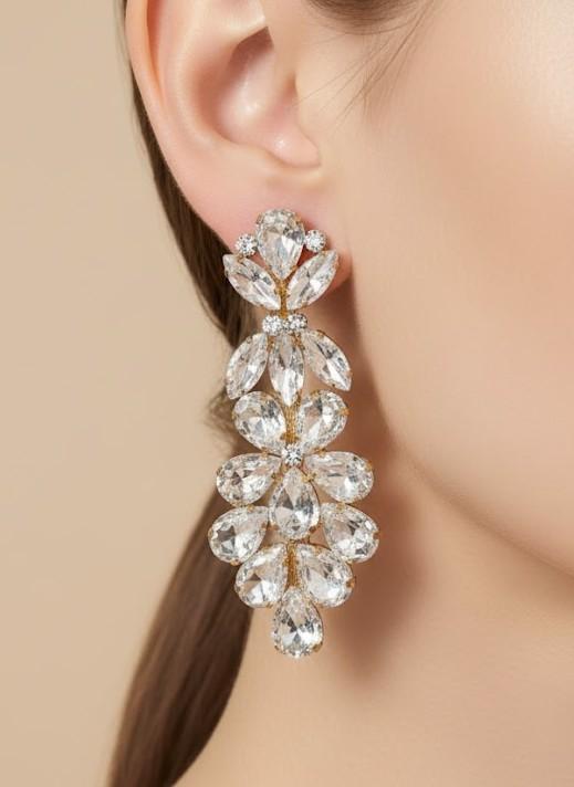 Boucles d'oreilles Accessoires Rouge Joli .B BO-321-B3195 #c Efashion Paris