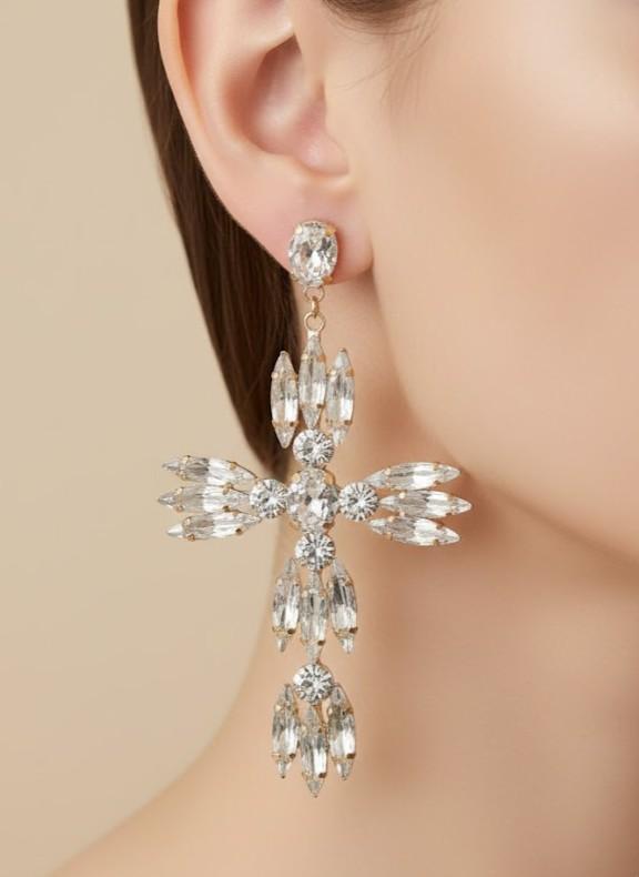 Boucles d'oreilles Accessoires Vert Joli .B BO-159-20805 #c Efashion Paris