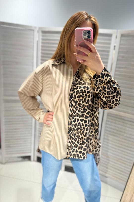 Chemises Femme Leopard victoria&isaac M188 BI Efashion Paris