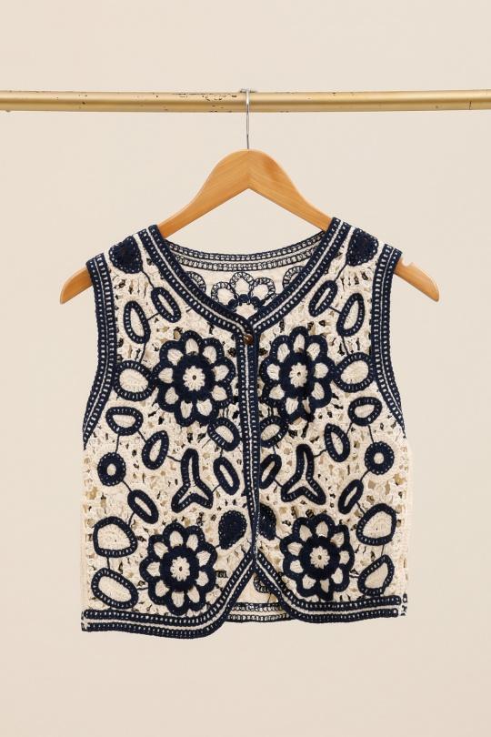 Tops Women Navy blue PEPOUZ PT2511 Efashion Paris