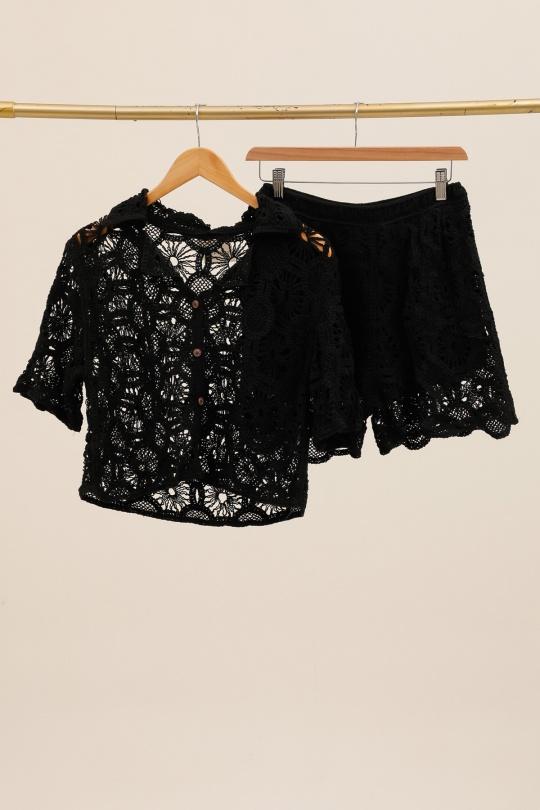 Sets Women Black PEPOUZ PSET2502 Efashion Paris