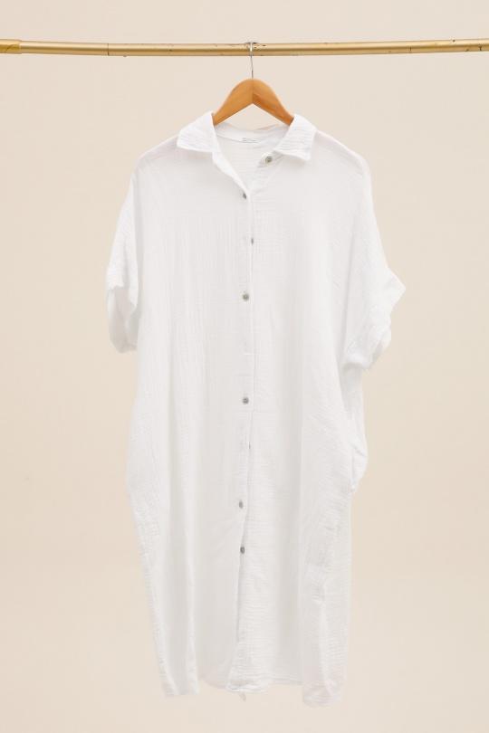 Midi dresses Women White PEPOUZ PR2533 Efashion Paris