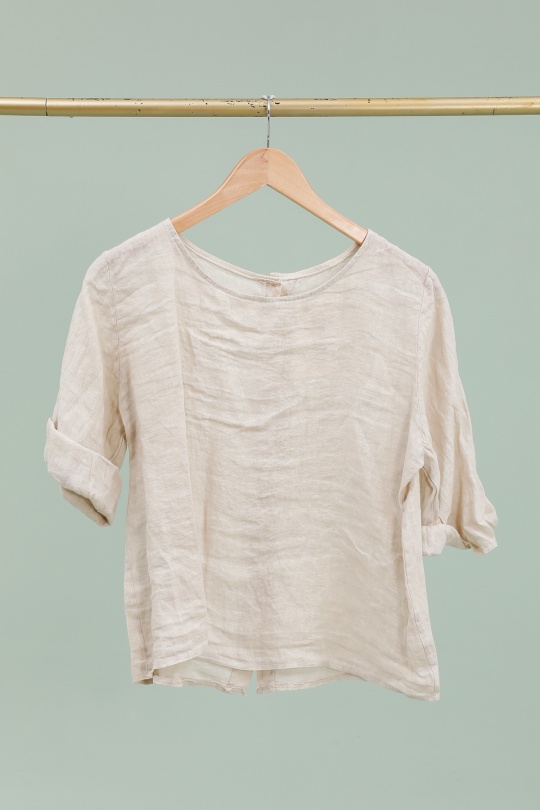 Blouses Femme Beige PEPOUZ PB2529 Efashion Paris