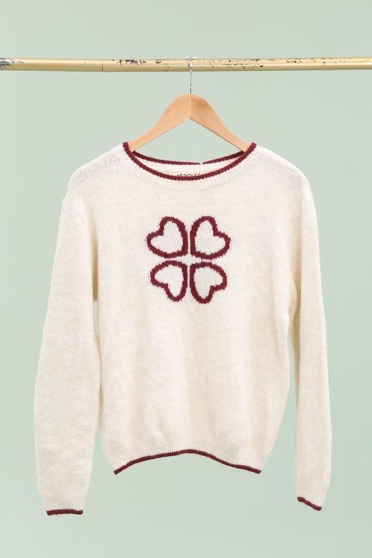 Pulls Femme Ecru PEPOUZ PP2503 Efashion Paris