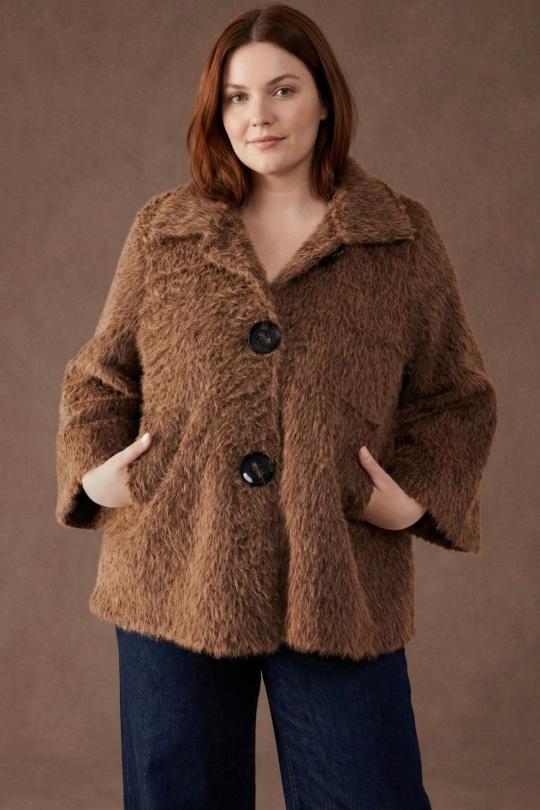 Cappotti Donna Brown PEPOUZ PV2577GT Efashion Paris