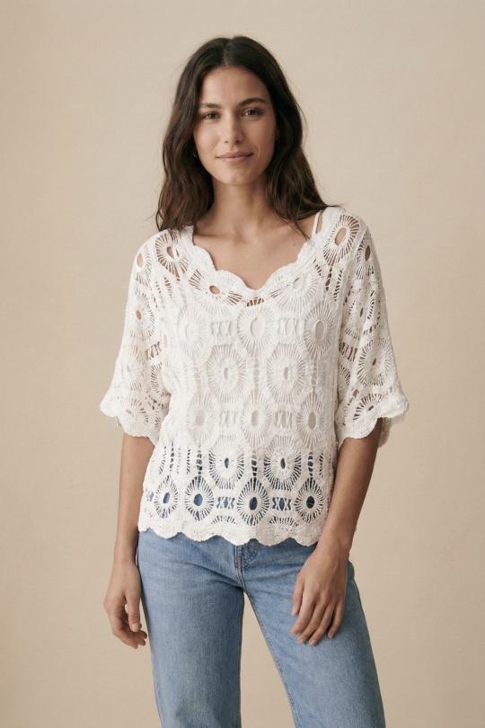 Tops Femme Beige PEPOUZ PT2603 Efashion Paris