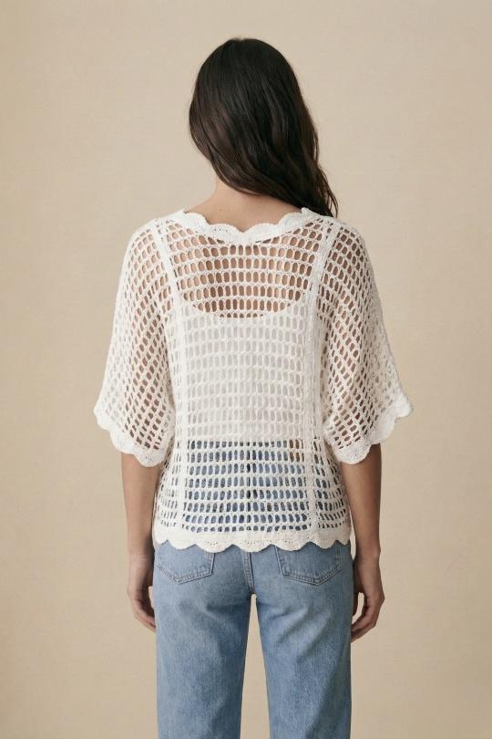 Tops Femme Beige PEPOUZ PT2603 Efashion Paris