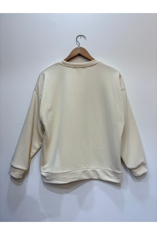 Sweats Femme Blanc PEPOUZ PP2614 Efashion Paris