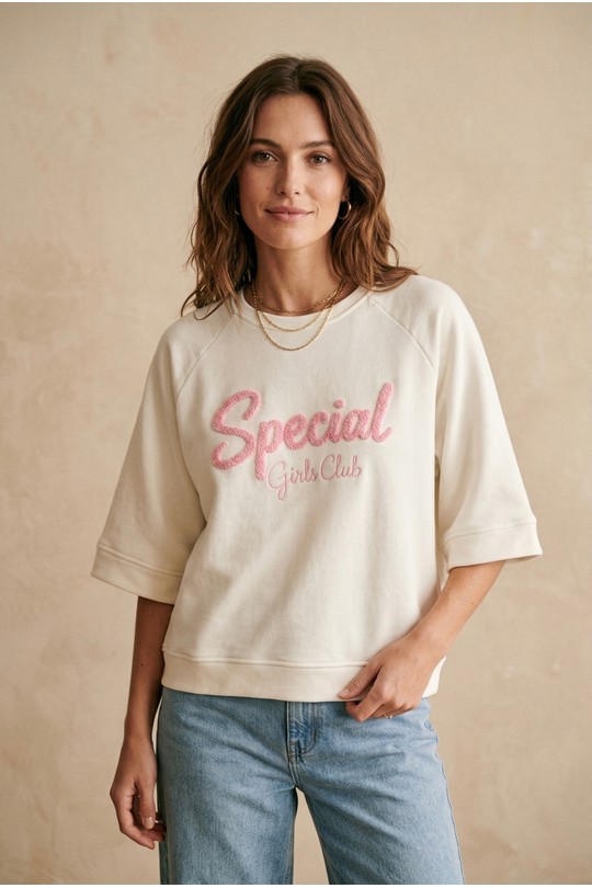 Sweats Femme Blanc PEPOUZ PP2618 Efashion Paris