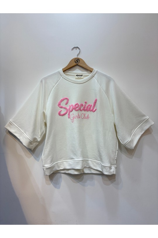 Sweats Femme Blanc PEPOUZ PP2618 Efashion Paris