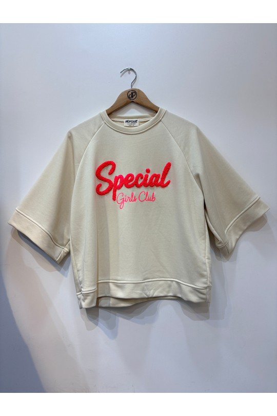 Sweats Femme Blanc PEPOUZ PP2618 Efashion Paris