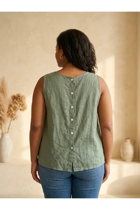 Débardeurs Femme Kaki PEPOUZ PC2657GT Efashion Paris