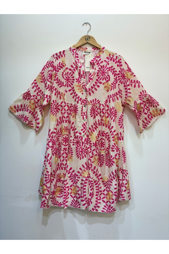 Robes courtes Femme Beige PEPOUZ PR2619 Efashion Paris