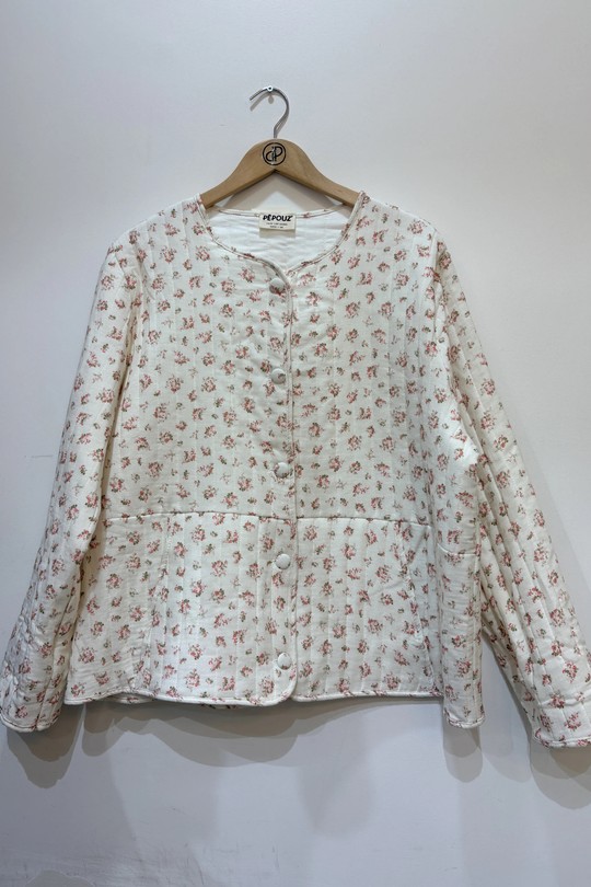 Vestes Femme Blanc PEPOUZ PV2634GT-1 Efashion Paris