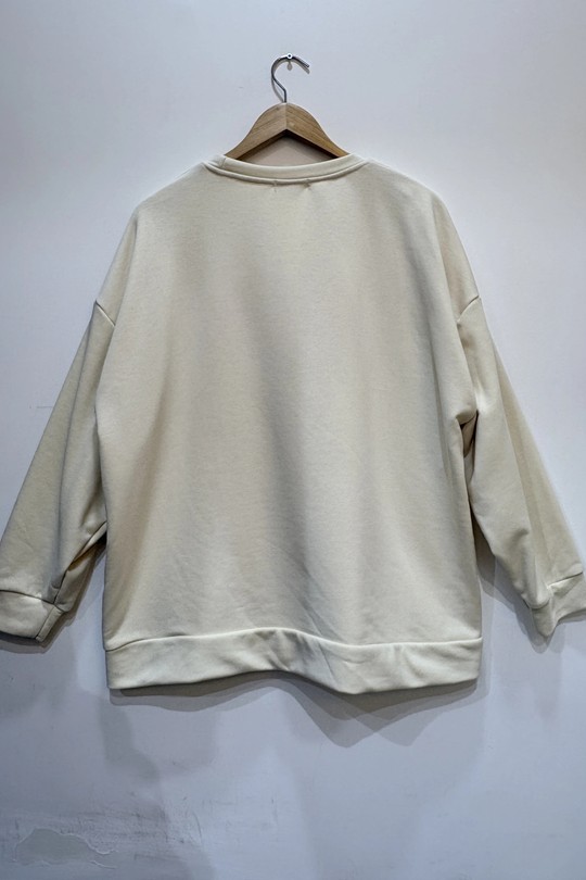 Pulls Femme Blanc PEPOUZ PP2614GT-1 Efashion Paris