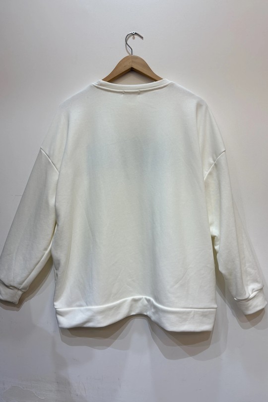 Pulls Femme Blanc PEPOUZ PP2614GT-1 Efashion Paris