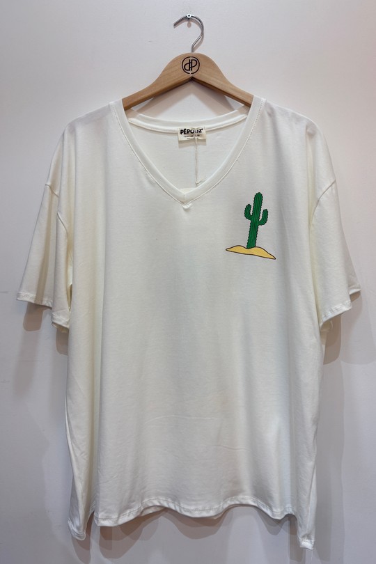 T-shirts Femme Blanc PEPOUZ PT2638GT Efashion Paris